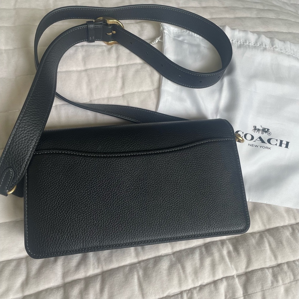 *Brand New* Coach Tabby 26 Black Leather Crossbody Bag - Picture 11 of 13